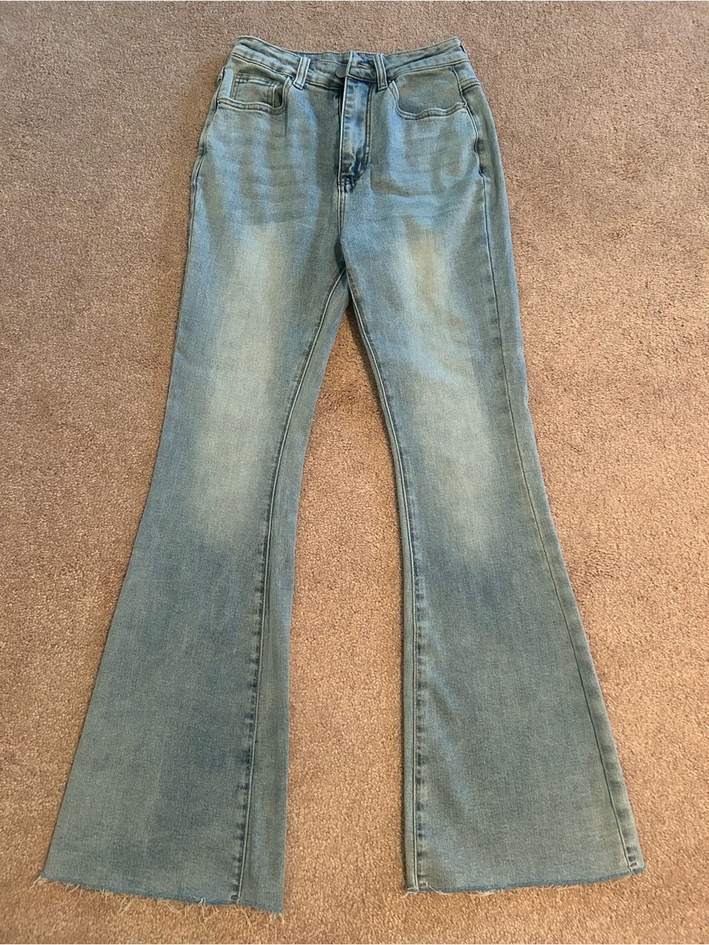Commense Light Blue Flare Jeans